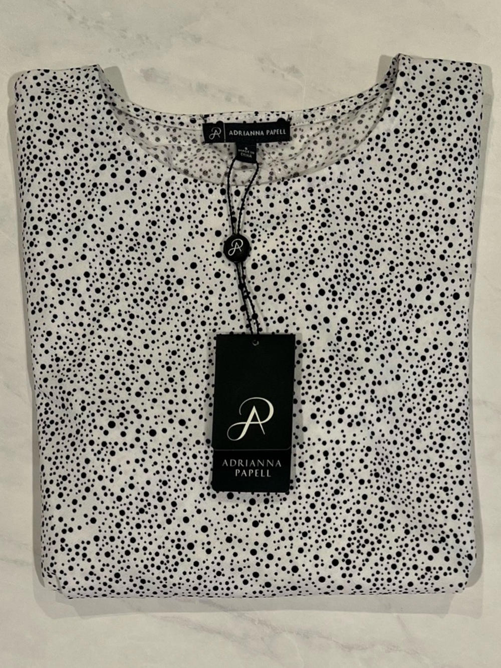 NWT Adrianna Papell Tie-Sleeve Blouse Professional Business Casual Workwear